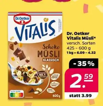 NETTO DR. OETKER Vitalis-Müsli Angebot