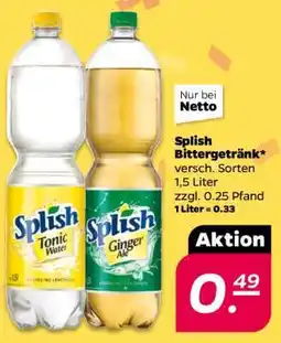 NETTO Splish Bittergetränk Angebot