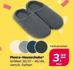 NETTO Fleece- Hausschuhe Angebot