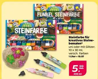 NETTO Steinfarbe für kreatives Steine bemalen Angebot