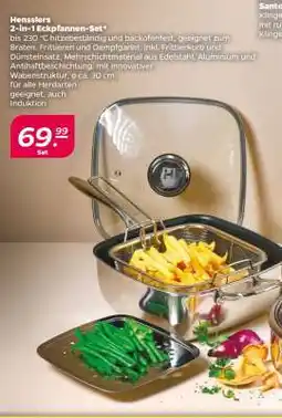 NETTO Hensslers 2-in-1 Eckpfannen-Set Angebot
