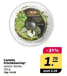 NETTO Castello Frischkäsering Angebot