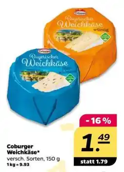 NETTO Coburger Weichkäse Angebot
