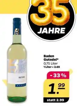 NETTO Baden Gutedel Angebot
