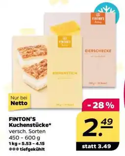 NETTO FINTON’S Kuchenstücke Angebot