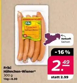 NETTO FRIKI Hähnchen-wiener Angebot