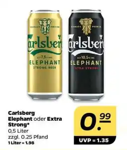 NETTO Carlsberg Elephant oder Extra Strong Angebot