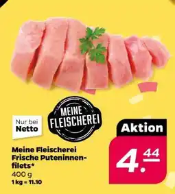 NETTO Meine Fleischerei Frische Puteninnenfilets Angebot