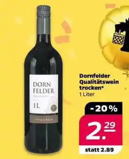 NETTO Dornfelder Qualitätswein trocken Angebot