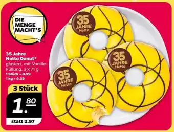 NETTO 35 Jahre Netto Donut Angebot