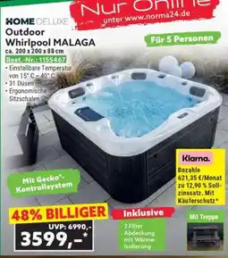 Norma Outdoor Whirlpool MALAGA Angebot