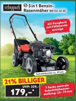 Norma 5 in 1 Benzin-Rasenmäher MS132-42 SE Angebot