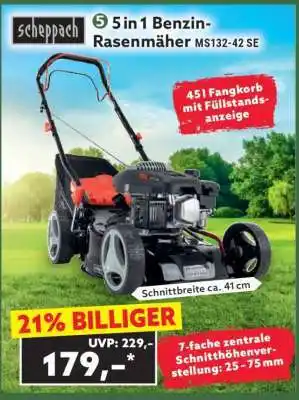 Norma 5 in 1 Benzin-Rasenmäher MS132-42 SE Angebot
