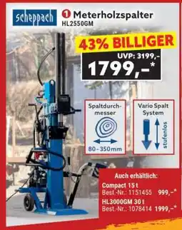 Norma Meterholzspalter HL2550GM Angebot