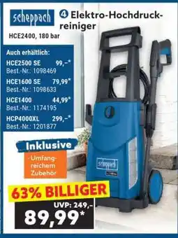 Norma Elektro-Hochdruckreiniger HCE2400, 180 bar Angebot