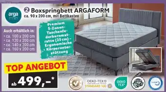 Norma Boxspringbett ARGAFORM Angebot