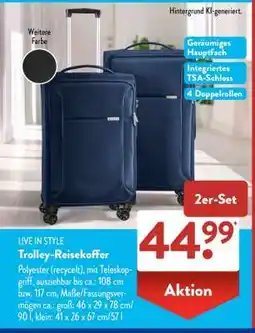Aldi Süd Trolley-Reisekoffer 2er-Set Angebot