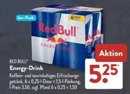 Aldi Süd Red Bull Energy-Drink 6er Pack Angebot