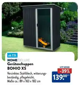 Aldi Süd Geräteschuppen BOHIO XS Angebot