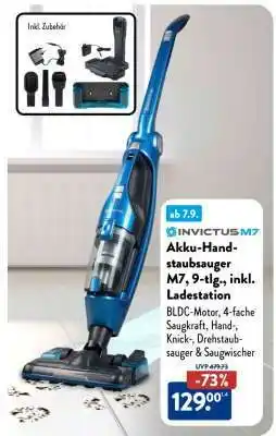 Aldi Süd Akku-Handstaubsauger M7, 9-tlg., inkl. Ladestation Angebot