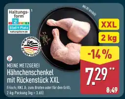 Aldi Nord Hähnchenschenkel mit Rückenstück XXL Angebot