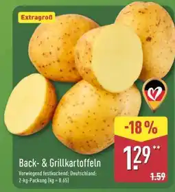 Aldi Nord Back- & Grillkartoffeln Angebot