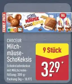 Aldi Nord CHOCEUR Milchmäuse-SchoKeksis Angebot