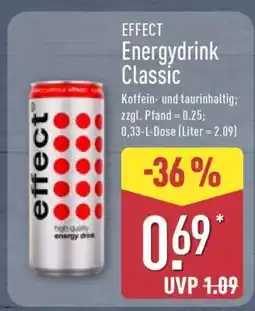 Aldi Nord EFFECT Energydrink Classic Angebot