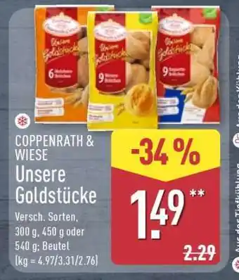 Aldi Nord COPPENRATH & WIESE Unsere Goldstücke Angebot
