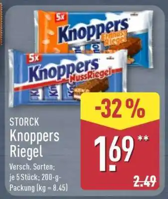 Aldi Nord Knoppers Riegel Angebot