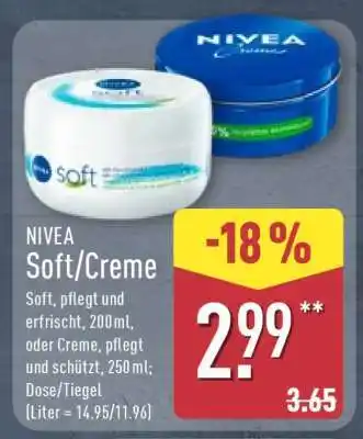 Aldi Nord NIVEA Soft/Creme Angebot