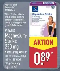 Aldi Nord VITALIS Magnesium-Sticks 250 mg Angebot