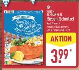 Aldi Nord WIESN SCHMANKERL Riesen-Schnitzel Angebot