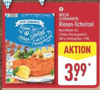 Aldi Nord WIESN SCHMANKERL Riesen-Schnitzel Angebot