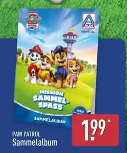 Aldi Nord PAW PATROL Sammelalbum Angebot