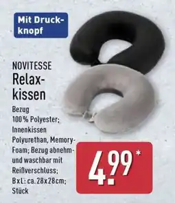 Aldi Nord NOVITESSE Relaxkissen Angebot