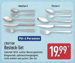 Aldi Nord CROFTON Besteck-Set Angebot