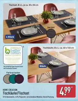 Aldi Nord Tischläufer/Tischset Angebot