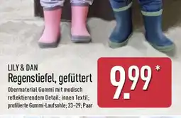 Aldi Nord LILY & DAN Regenstiefel, gefüttert Angebot