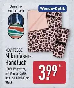 Aldi Nord NOVITESSE Mikrofaser-Handtuch Angebot