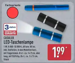 Aldi Nord CASALUX LED- Taschenlampe Angebot