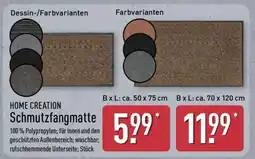 Aldi Nord HOME CREATION Schmutzfangmatte Angebot