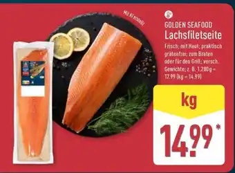 Aldi Nord GOLDEN SEAFOOD Lachsfiletseite Angebot