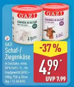 Aldi Nord GAZI Schaf-/Ziegenkäse Angebot