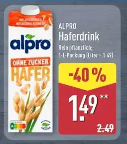 Aldi Nord ALPRO Haferdrink Angebot