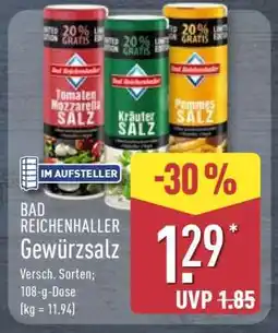 Aldi Nord Bad Reichenhaller Gewürzsalz Angebot
