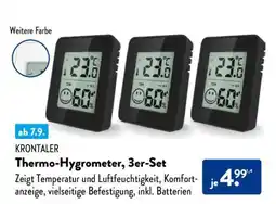 Aldi Nord Thermo-Hygrometer, 3er Set Angebot