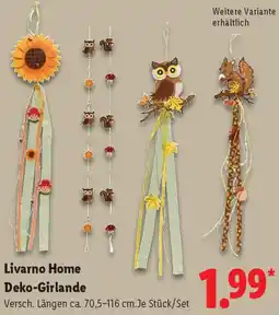 Lidl Livarno Home Deko-Girlande Angebot