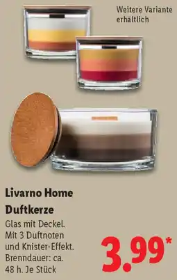 Lidl Livarno Home Duftkerze Angebot
