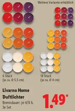 Lidl Livarno Home Duftlichter Angebot